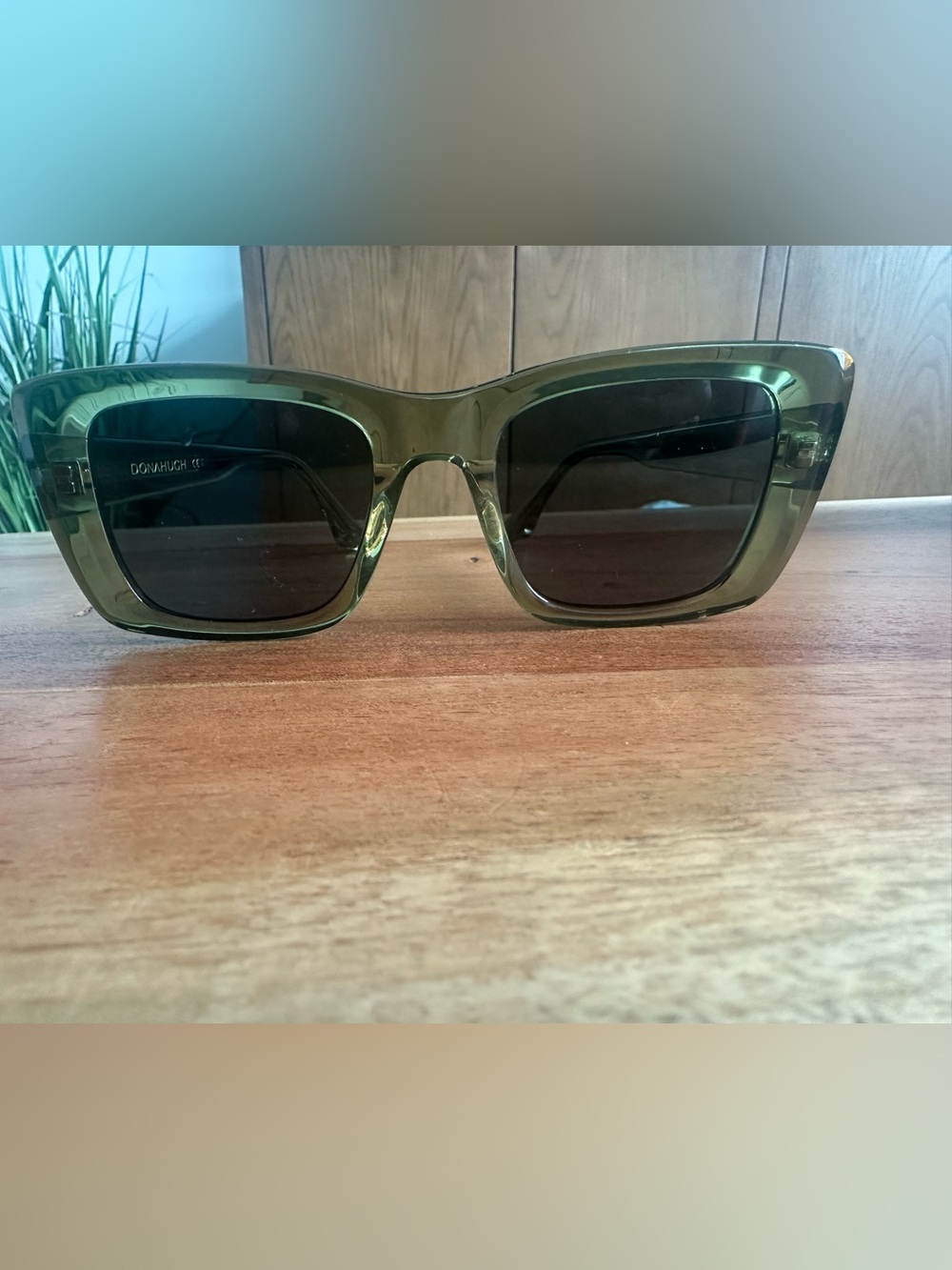 Men's Donahugh Green Square Sunglasses